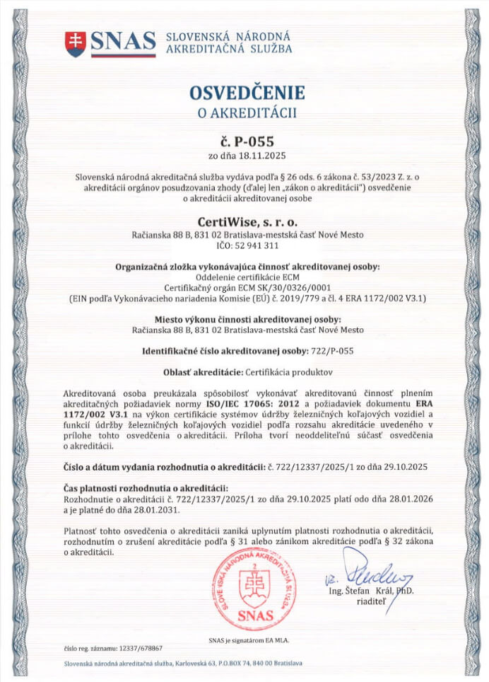 Certifikát